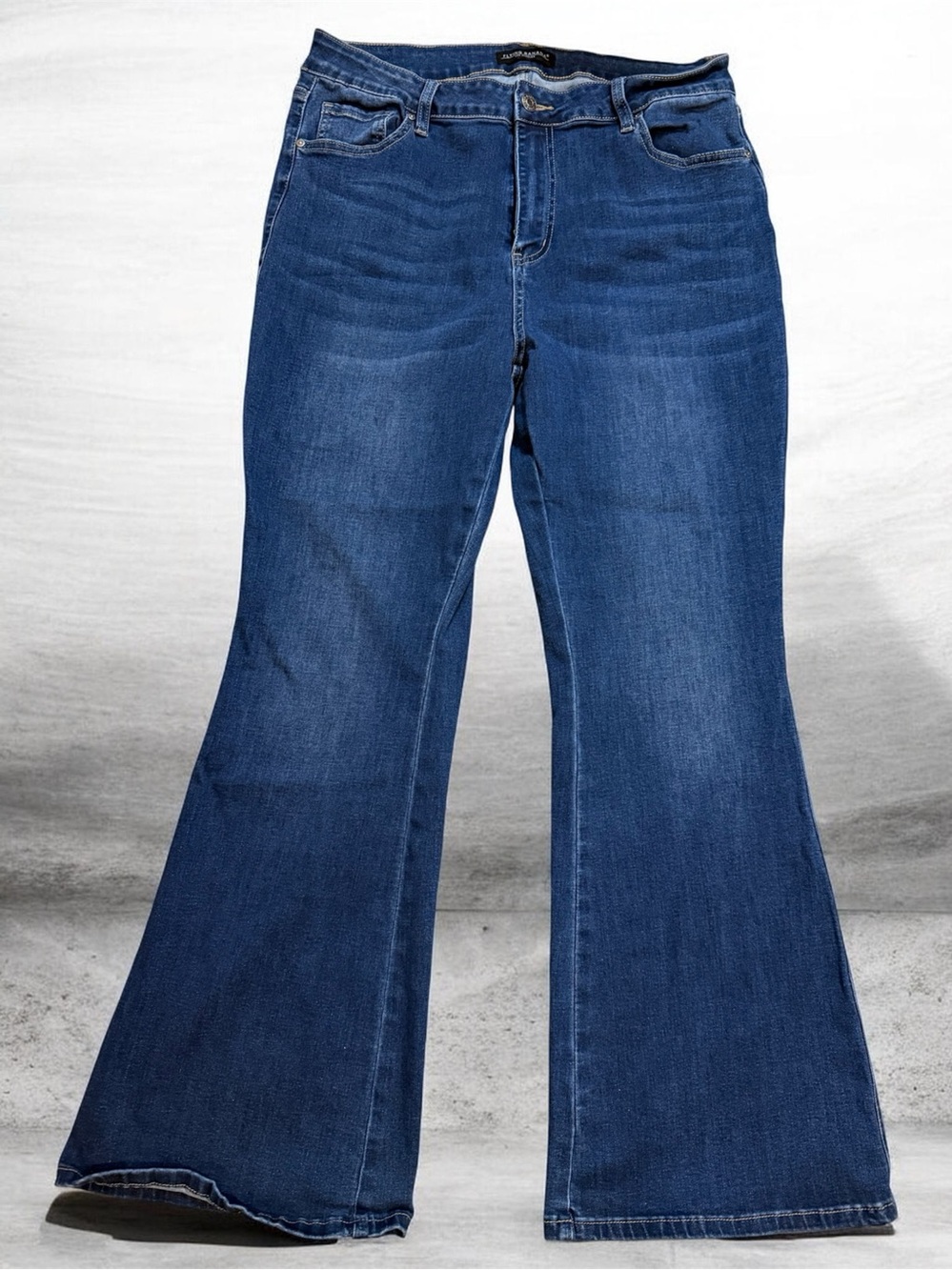 Flying Banana Los Angeles Jeans Women's 16S Bell Bottom Flare Blue Denim